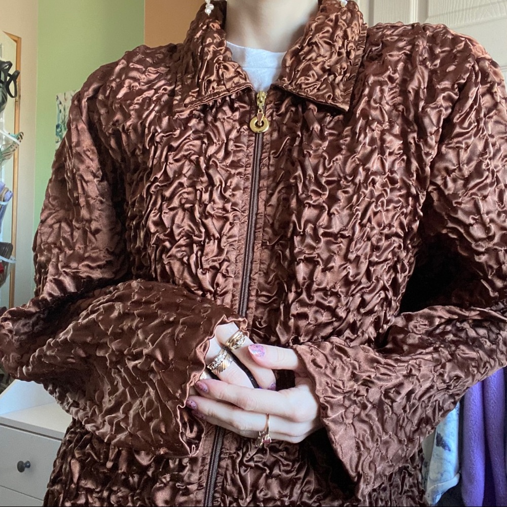 joseph ribkoff chocolate brown jacket